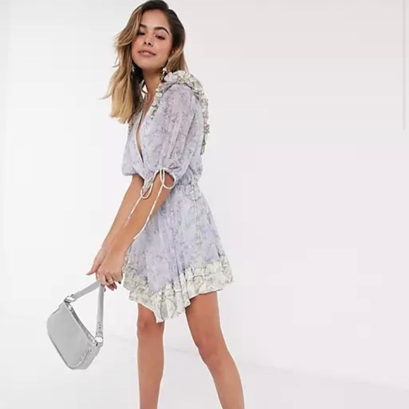 ASOS Dresses & Skirts - ASOS DESIGN floral print ruffle mini dress